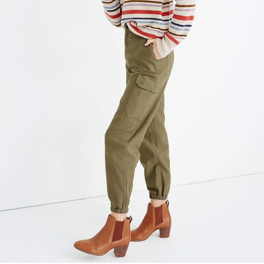 Madewell High-Rise Cargo Fatigue Pants
